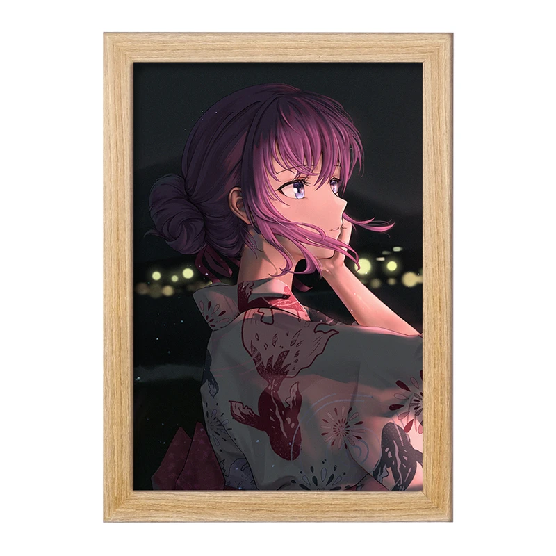 تابلو خندالو مدل ساکورا انیمه فیت استی نایت Fate Stay Night  کد 22733