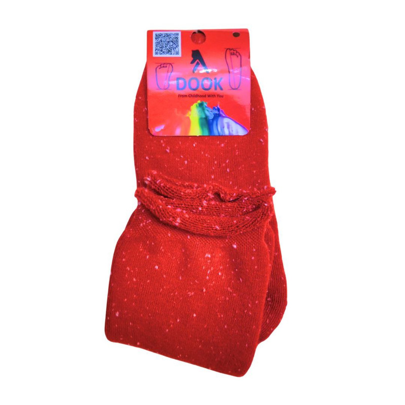 جوراب ساق بلند دوک مدل لب برگردان