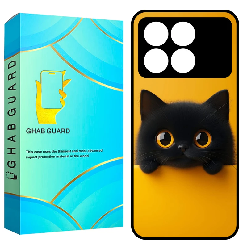 کاور قاب گارد طرح گربه مدل GCHPK70P مناسب برای گوشی موبایل شیائومی Redmi K70 Pro 5G / Poco X6 Pro