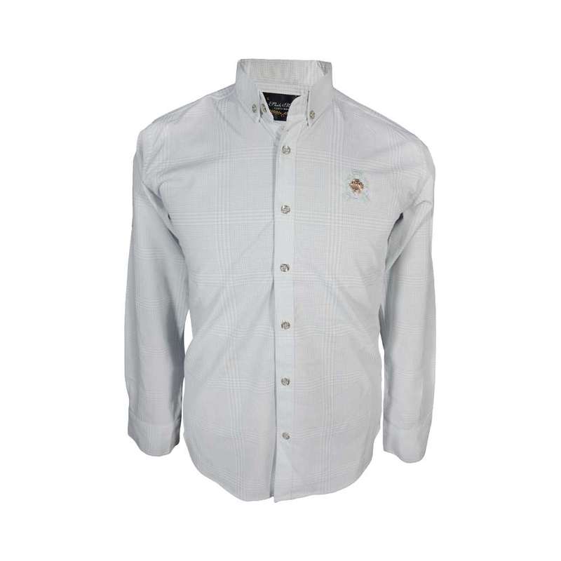 پیراهن آستین بلند مردانه مدل ساتن خطی کد 124086-44 رنگ طوسی