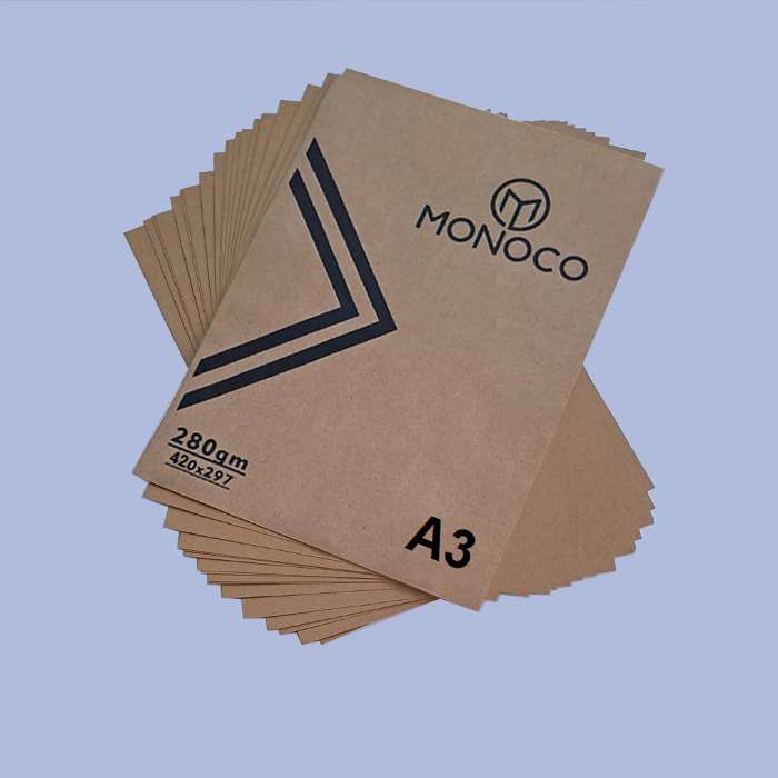 مقوا کرافت مونوکو کد A3-280G سایز 29.7x42 سانتی متر بسته 10 عددی مقوا کرافت مونوکو کد A3-280G سایز 29.7x42 سانتی متر بسته 10 عددی