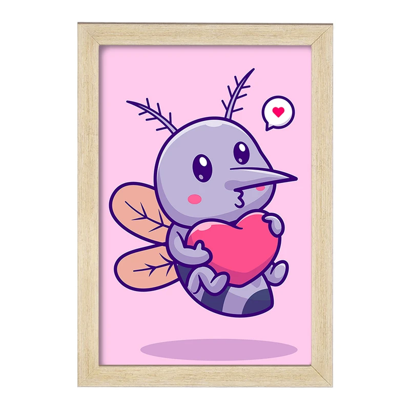 تابلو خندالو مدل حیوانات بامزه پشه کد 29674