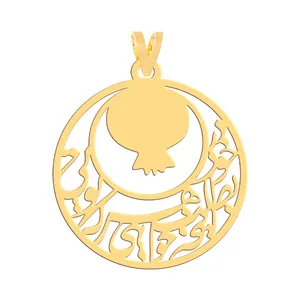 آویز گردنبند طلا 18 عیار زنانه فرشته مدل  انار یلدا WNL-000667