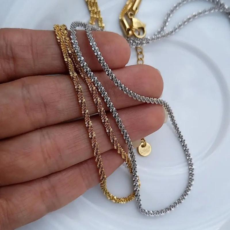 زنجیر زنانه مدل خاویاری