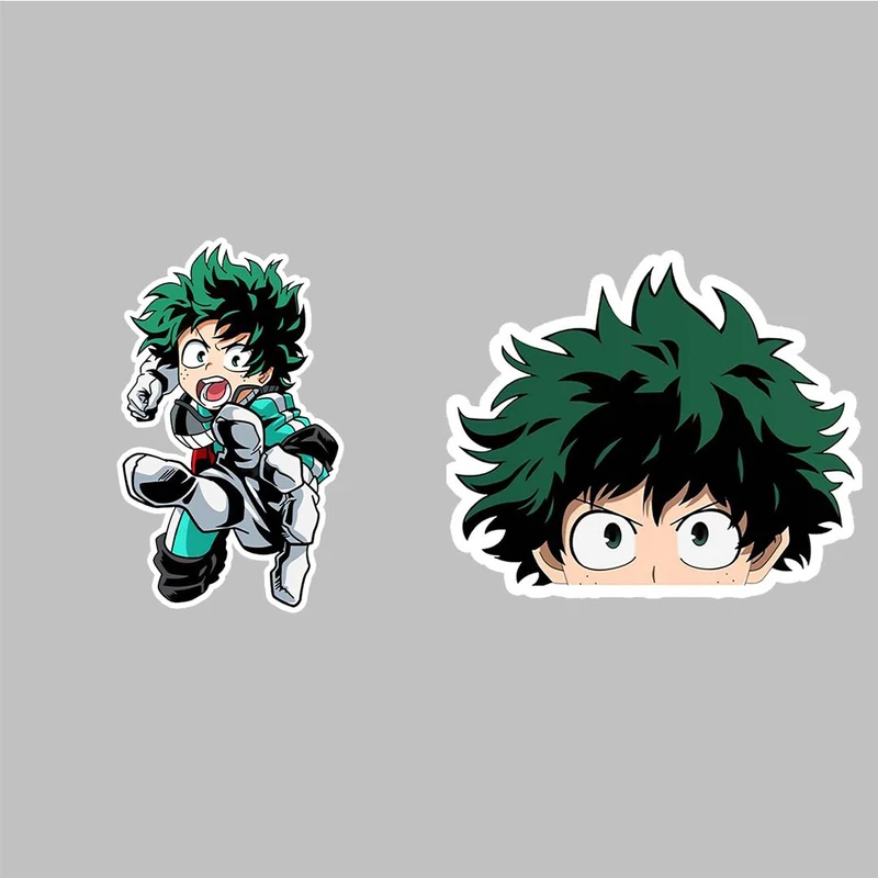 استیکر لپ تاپ کارنیکا طرح انیمه آکادمی قهرمان من ایزوکو میدوریا مدل Anime My Hero Academia Izuku Midoriya-2222022 مجموعه 2 عددی