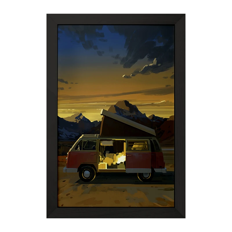 تابلو خندالو مدل کمپینگ (Camping) کد F528