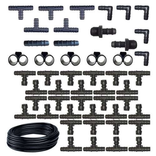 لوازم آبیاری قطره ای مدل Z-50 مجموعه 50 عددی