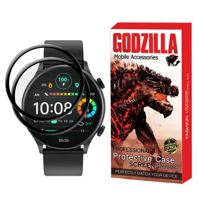 محافظ صفحه نمایش گودزیلا مدل G-PMMA مناسب برای ساعت هوشمند هایلو Solar Plus بسته 2 عددی