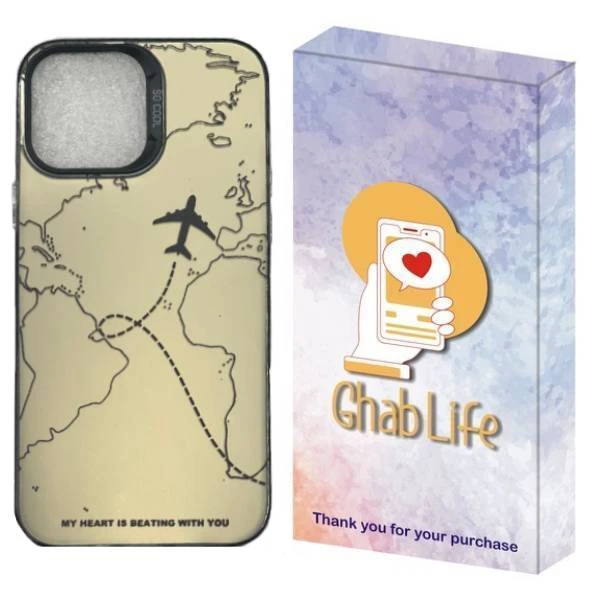 کاور قاب لایف مدل سوکول طرح هواپیما مناسب برای گوشی موبایل اپل iPhone 13 Pro Max