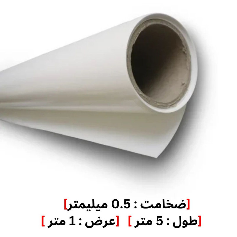 ورق تفلون نسوز PTFE مدل 0.5MM طول 5 متر