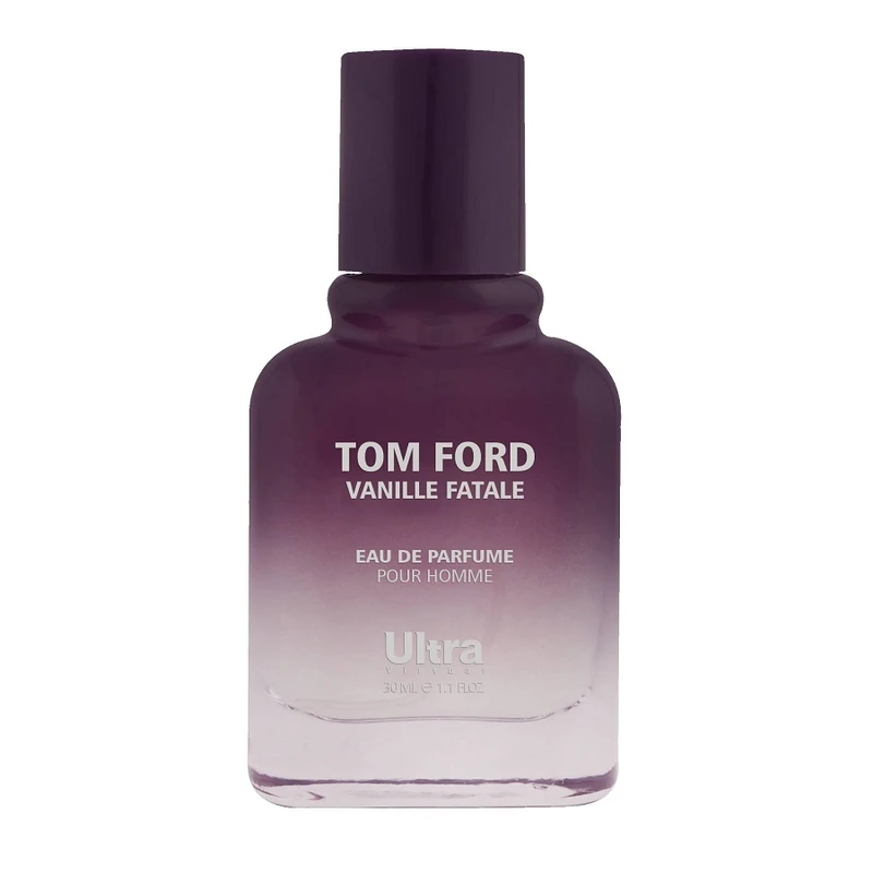 عطر جیبی مردانه اولترا ویرچوال مدل TomFord Vanille Fatale حجم 30 میلی لیتر