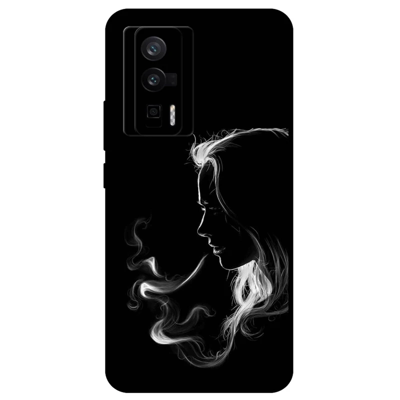 کاور مگافون طرح دخترانه مدل 8261 مناسب برای گوشی موبایل شیائومی Poco F5 Pro     