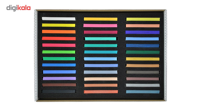 پاستل گچی 36 رنگ کوه نور مدل 8585