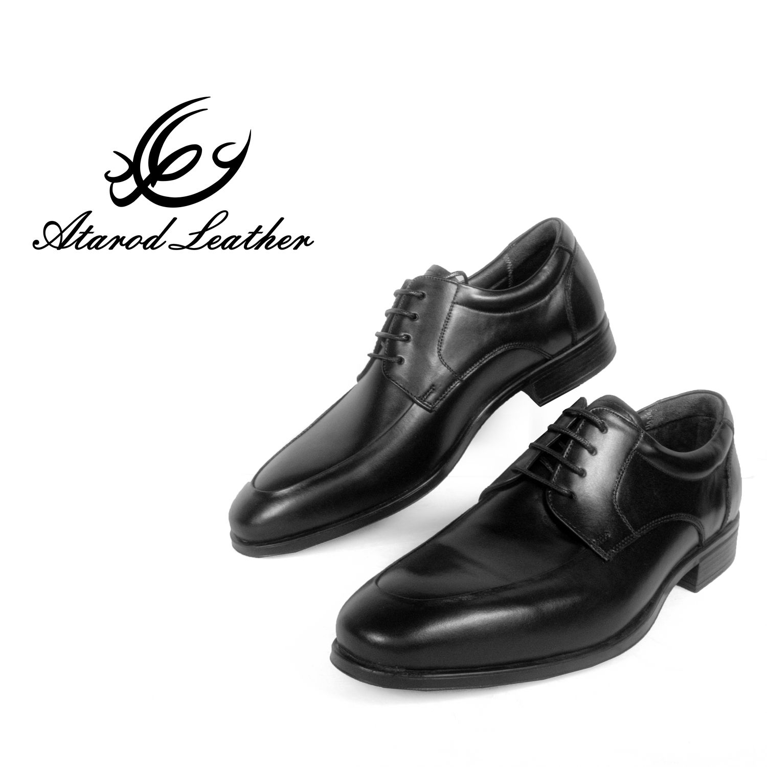 کفش مردانه چرم عطارد مدل چرم طبیعی کد SH256 - - 4