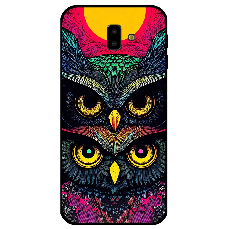 کاور مگافون طرح جغد مدل 1904 مناسب برای گوشی موبایل سامسونگ Galaxy J6 Plus   