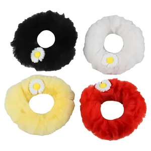 کش مو زنانه طرح خز عروسکی مجموعه 4 عددی