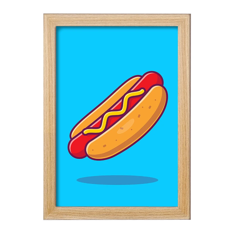 تابلو خندالو مدل فست فود هات داگ کد 29465