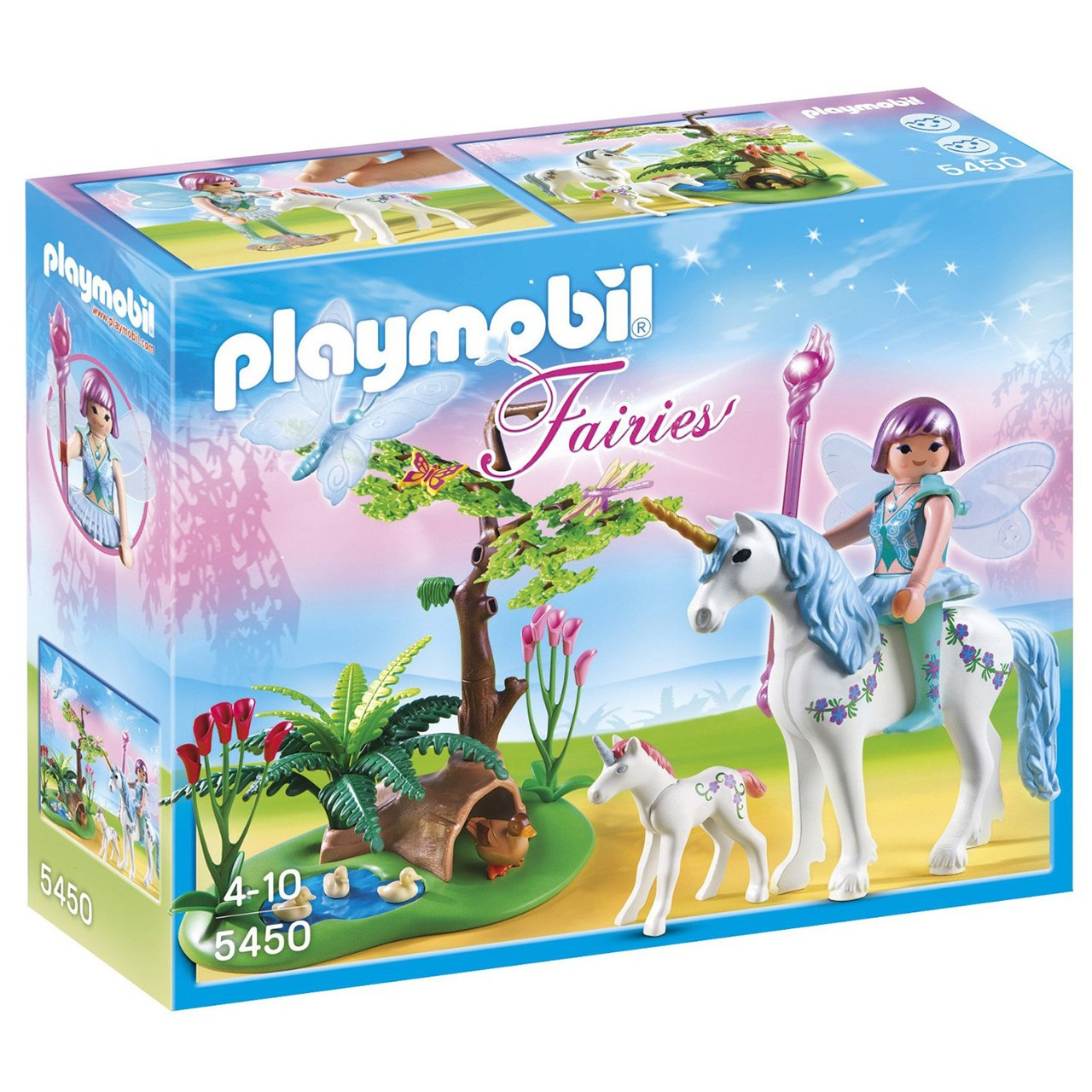 ساختنی پلی‌ موبیل مدل Fairy Aquarella in the Unicorn Meadow 5450