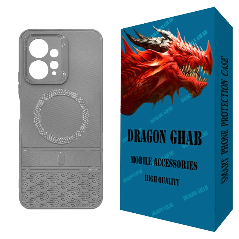 کاور دراگون قاب مدل Hexagon مناسب برای گوشی موبایل شیائومی Redmi Note 12 4G