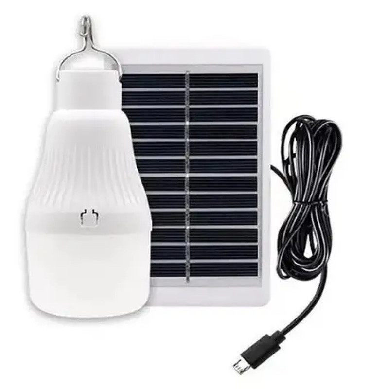 چراغ شارژی و پنل خورشیدی  سی سی لامپ مدل cl 022 ظرفیت 10 وات