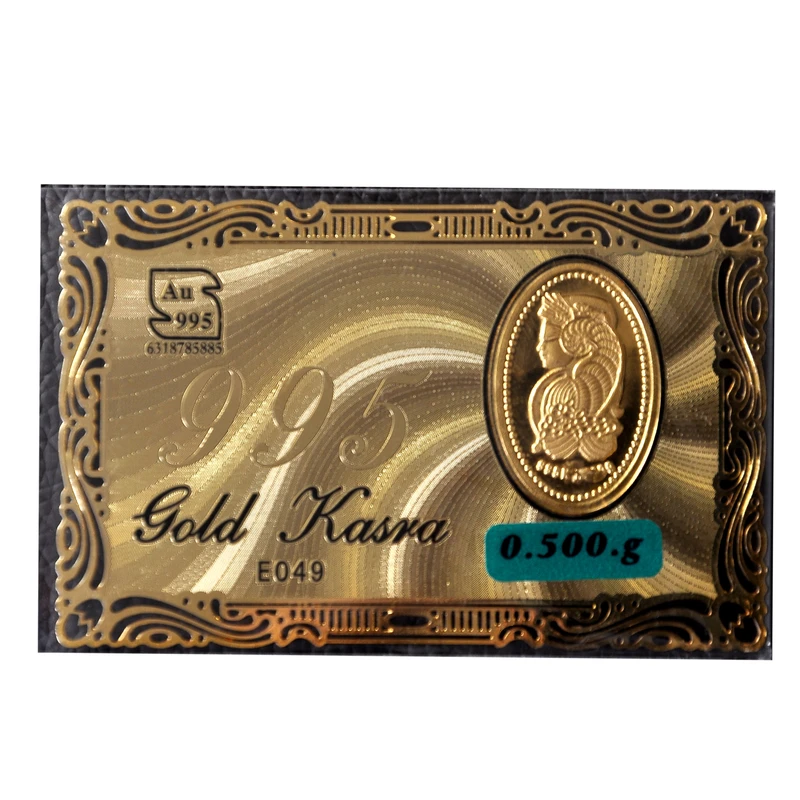 شمش طلا 24 عیار کد e049