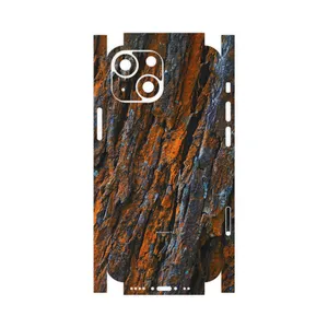 MAHOOT Wood Texture 6-FullSkin Cover Sticker for Apple iPhone 13 Mini