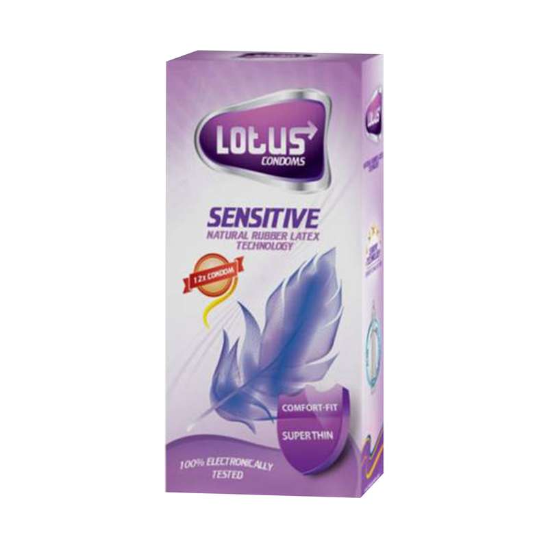 کاندوم لوتوس مدل Sensiteve بسته 12 عددی کاندوم لوتوس مدل Sensiteve بسته 12 عددی