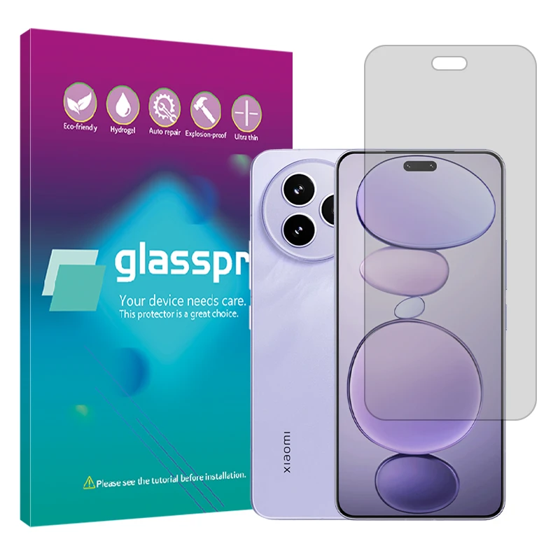 محافظ صفحه نمایش شفاف گلس پرو مدل هیدروژلی مناسب برای گوشی موبایل شیائومی Civi 5 Pro
