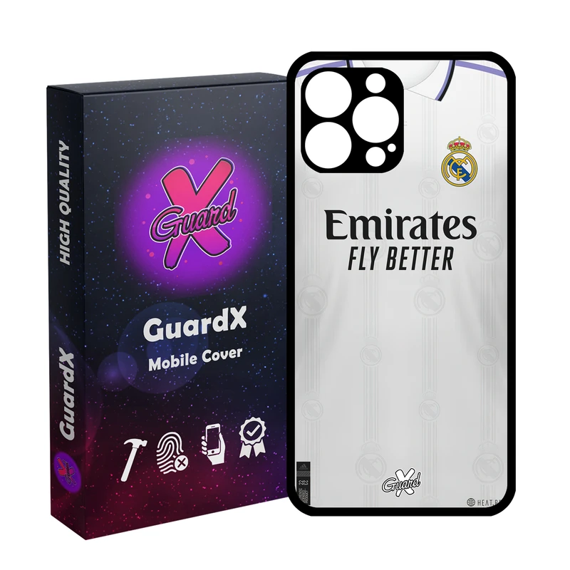 کاور گارد ایکس طرح رئال مادرید مدل Glass10465 مناسب برای گوشی موبایل اپل iPhone 13 Pro Max