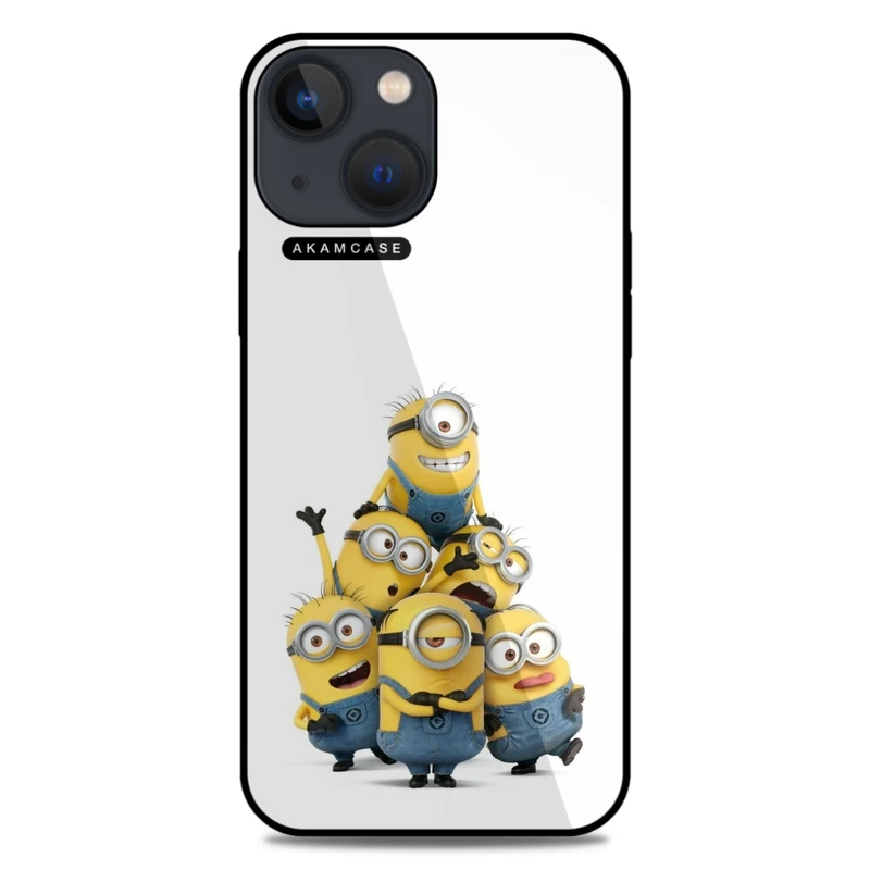 کاور آکام مدل AMC-WA13M-MINIONS3مناسب برای گوشی موبایل اپل iPhone 13 Mini
