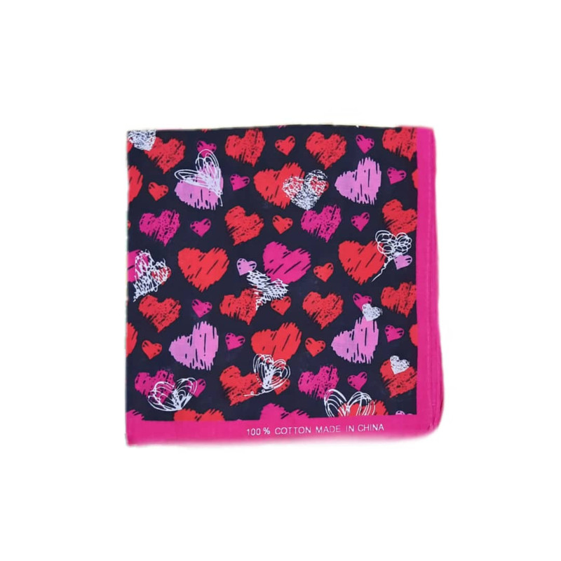 دستمال سر و گردن مدل قلبی