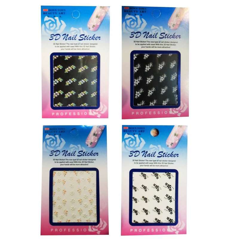 استیکر طراحی ناخن مدل y29 مجموعه 4 عددی