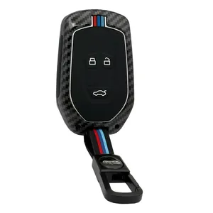 کاور ریموت و سوئیچ خودرو ام آر جی مدل A1048 طرح فلز کربن مناسب برای ریسپکت پرایم