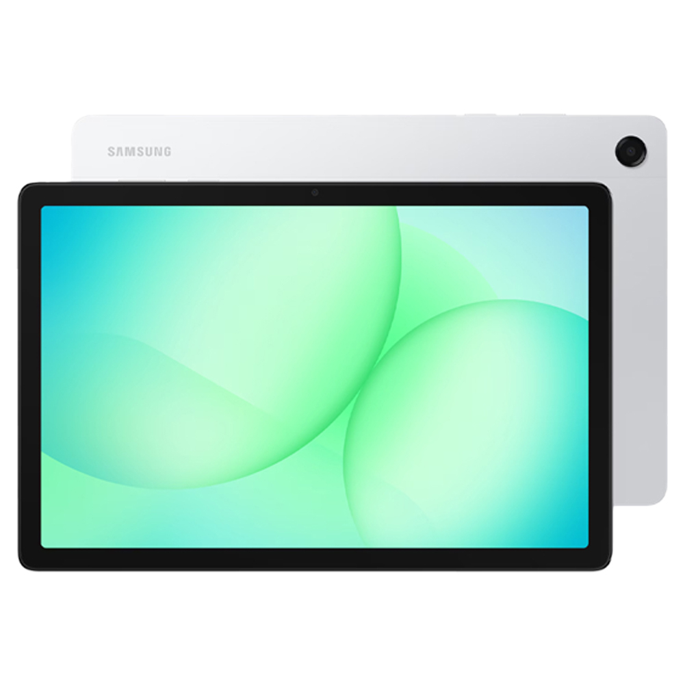 تبلت 11 اینچ سامسونگ مدل Galaxy Tab A11 Plus 5G، ظرفیت 128 گیگابایت و رم 6 گیگابایت، قابلیت پشتیبانی از سیم کارت، رزولوشن دوربین 8 مگاپیکسل، به همراه شارژر دیواری 25 وات سامسونگ مدل EP-TA800