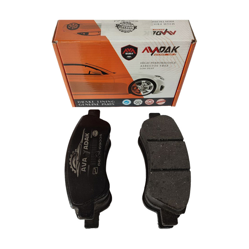 لنت ترمز جلو دیسکی آوا یدک کد 1100253 مناسب برای پژو 206 تیپ پنج