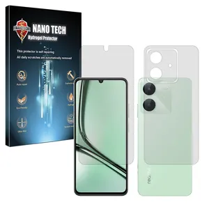 Nano tech Tough model Matte screen protector suitable for Realme Note 60X mobile phone along with the back protector