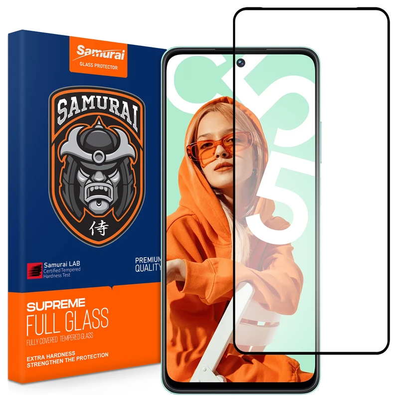 محافظ صفحه نمایش سامورایی مدل ovglass مناسب برای گوشی موبایل ریلمی C55 / C67 4G 