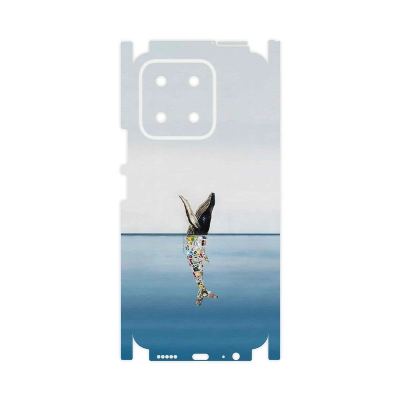 برچسب پوششی ماهوت مدل Collage of Sea Trash-FullSkin مناسب برای گوشی موبایل آنر X5b Plus