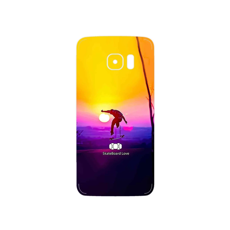 برچسب پوششی ماهوت مدل Skateboard مناسب برای گوشی موبایل سامسونگ Galaxy S7 Edge