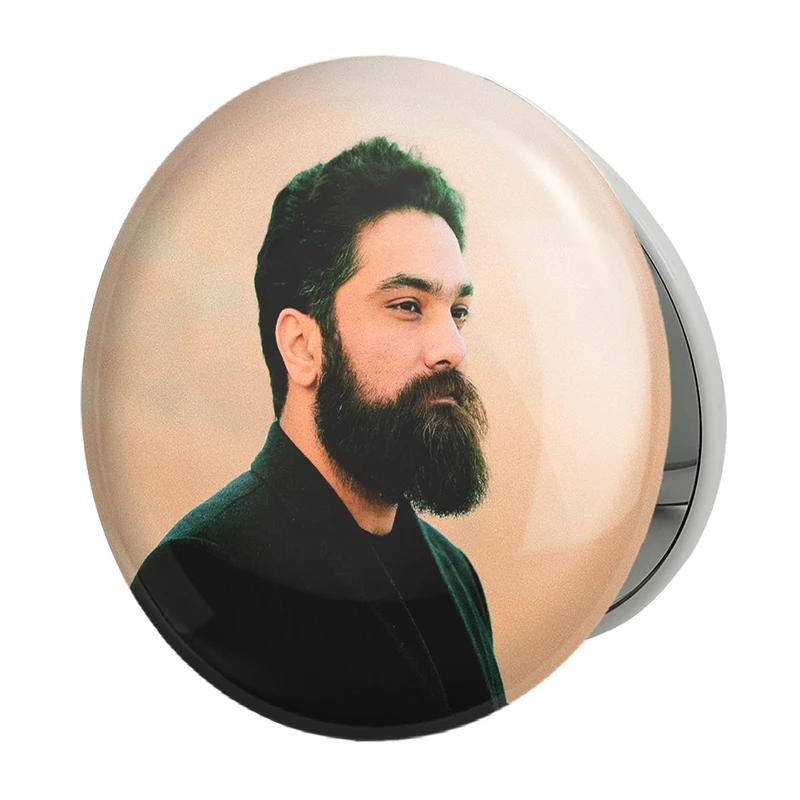 آینه جیبی خندالو طرح علی زندوکیلی مدل تاشو کد 4046 