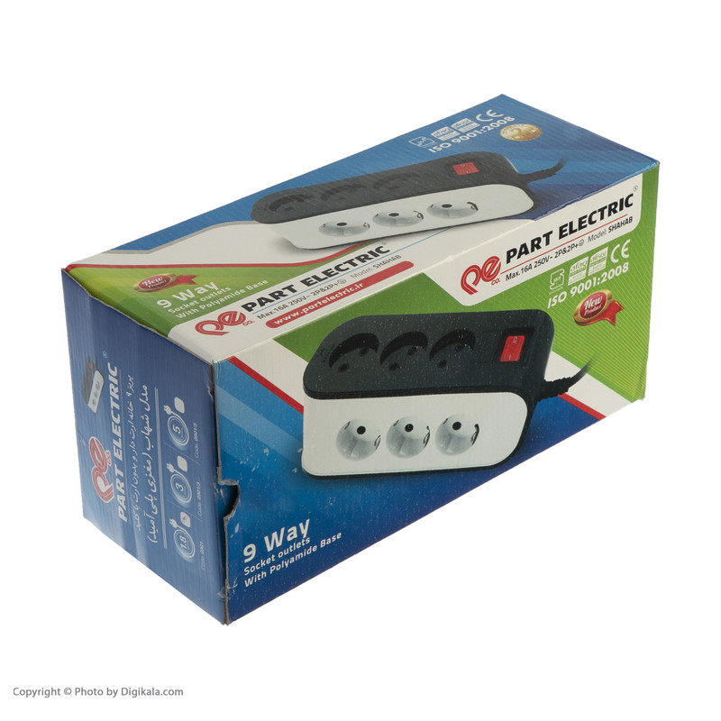 چند راهی برق پارت الکتریک کد 0901