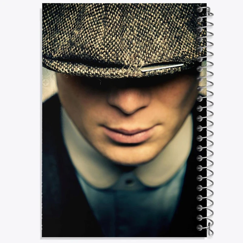 دفتر ژورنال نویسی 50 برگ خندالو مدل نقطه ای طرح سریال پیکی بلایندرز Peaky Blinders کد 3206