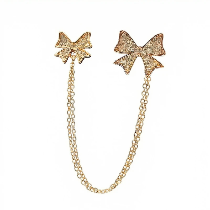 گل سینه زنانه مدل پاپیون کد 12478