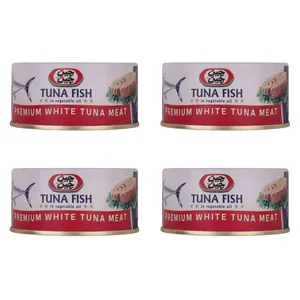 کنسرو ماهی تون در روغن گیاهی چین چین - 180 گرم بسته 4 عددی