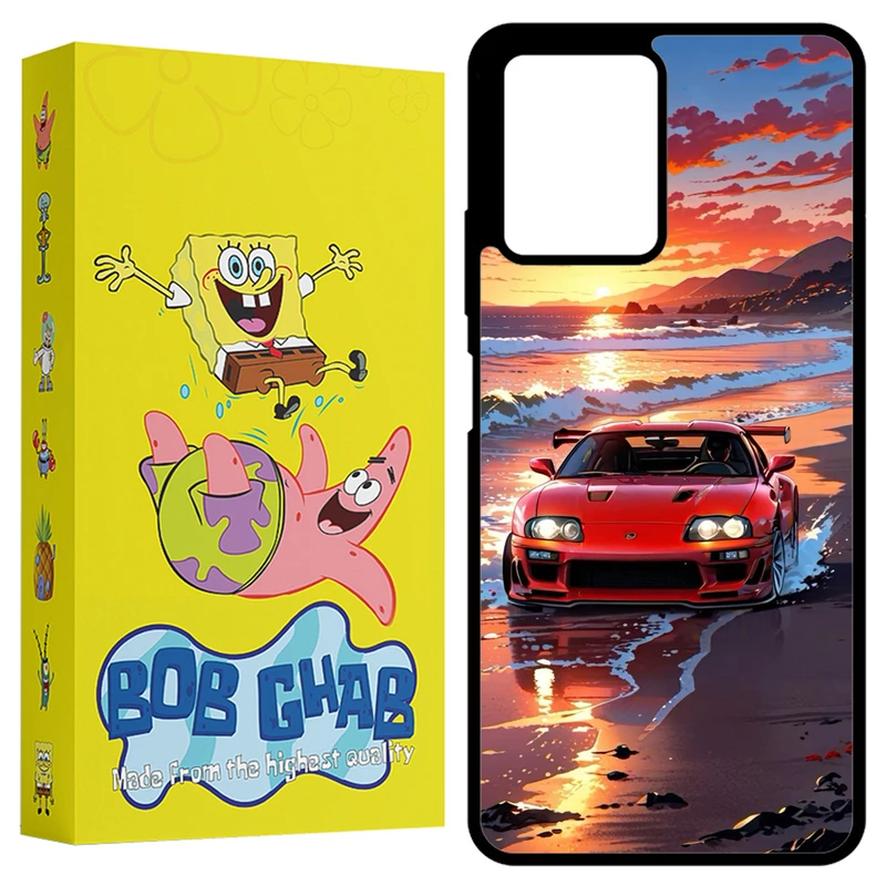 کاور باب قاب طرح ماشین مدل BCPN125 مناسب برای گوشی موبایل شیائومی Redmi Note 12 5G / Poco X5