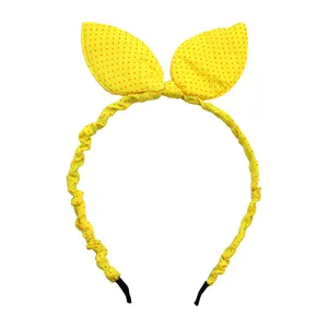 تل مو دخترانه مدل خرگوشی طرح خال ریز كد PRC180