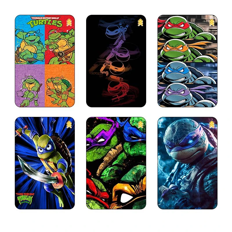 استیکر کارت سام نگار طرح لاک‌پشت‌های نینجا Teenage Mutant Ninja Turtles کد SP1205 مجموعه 6 عددی