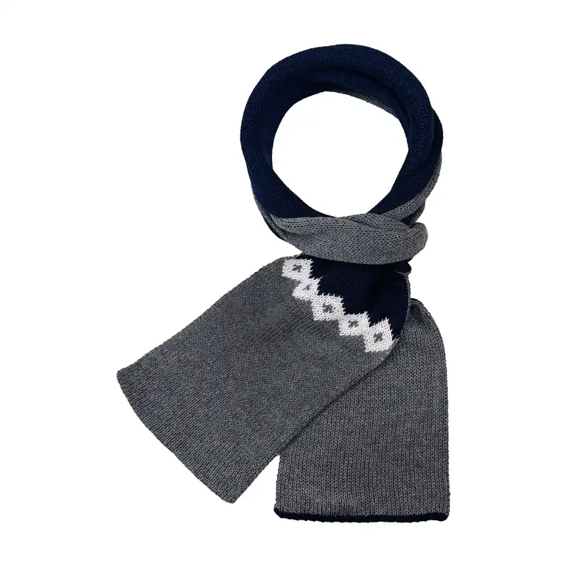 ست کلاه و شال گردن بافتنی بچگانه مدل 20106