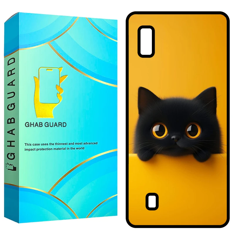 کاور قاب گارد طرح گربه مدل GCHPA10 مناسب برای گوشی موبایل سامسونگ Galaxy A10 / M10