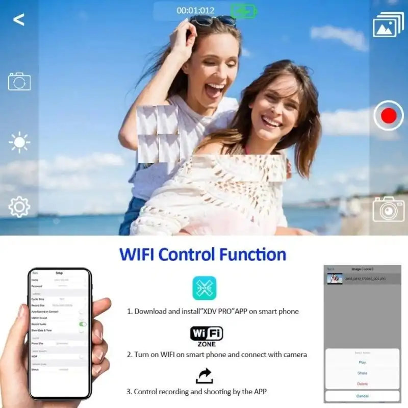 دوربین فیلم برداری مدل 4K Ultra HD 64MP Streaming 4.0 60fps
